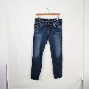 Women's Size W33/L29 Silvers Suki Skinny Jeans